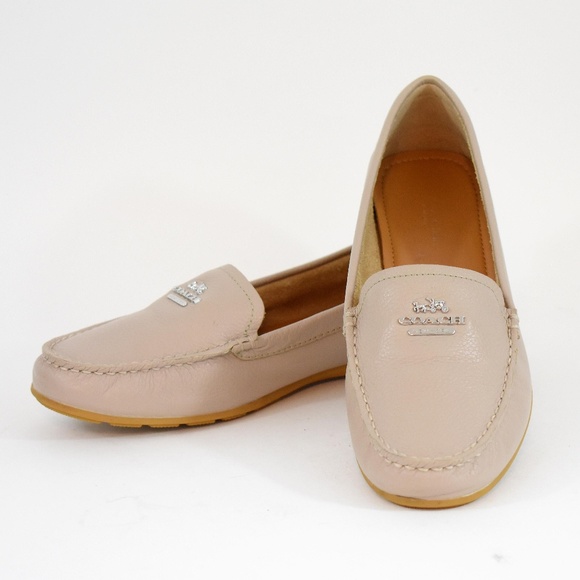 Coach Shoes - Coach New York 'Opal' Pebble Grain Leather Flats